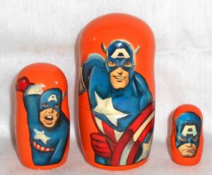 Captain America nesting Doll Babooshki s