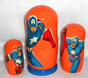 Captain America nesting Doll Babooshki s