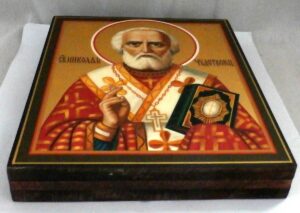 St Nicholas icon 15 x 18 cm ( only 1 ) - 4