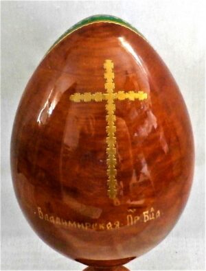Our Lady of Vladimir Egg with stand XLarge - 2