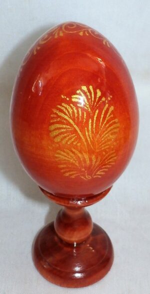 Our Lady of Kazan Egg with stand small - 2