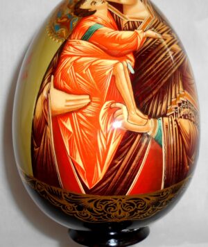 Our Lady of Don GIANT Egg with decorated stand - 2