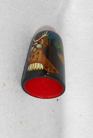 Thimble Owl & Acorn nesting Doll Babooshki s