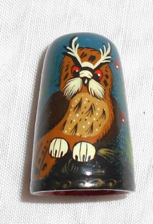 Thimble Owl & Acorn nesting Doll Babooshki s