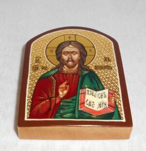 Jesus Pantocrator icon 5.2 x 6.7 cm - 4