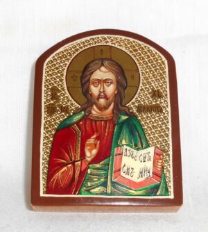 Jesus Pantocrator icon 5.2 x 6.7 cm