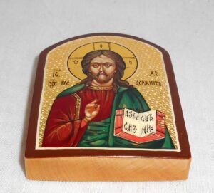 Jesus Pantocrator icon 5.2 x 6.7 cm - 5