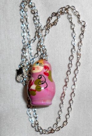 Necklace orchid wild flowers Babooshki s