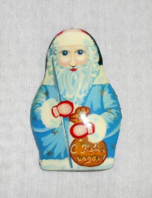Brooch Father Frost / Santa Babushka