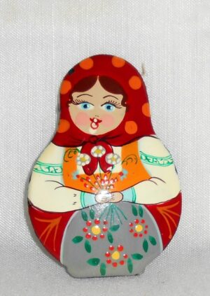 Katya with daisies bunch Brooch