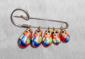 pin red blue flowers II Babooshki s