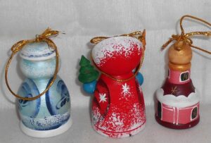 Christmas décor exclusive 3-set w/church nesting Doll Babooshki s