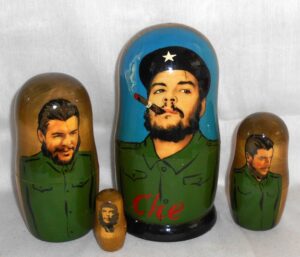 Che Guevara 4-set Babushka   Babushka Matryoshka nesting Doll  Babooshki Babushkas