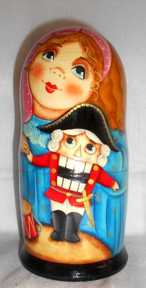 Nutcracker and Wendy 5-set nesting Doll Babooshki s