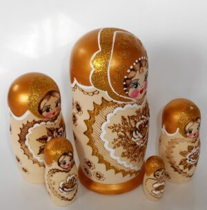 Golden Girl nesting Doll Babooshki s