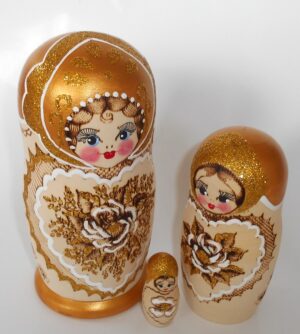 Golden Girl nesting Doll Babooshki s