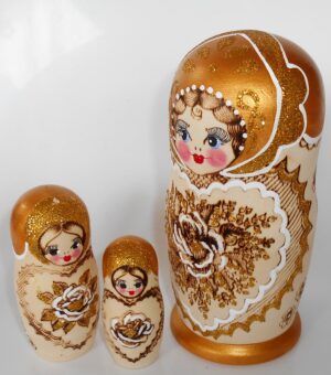 Golden Girl nesting Doll Babooshki s