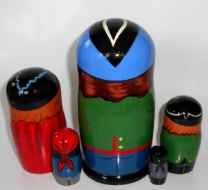 Pirates nesting Doll Babooshki s