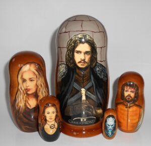 Game of Thrones II Babushka  Babushka Matryoshka nesting Doll  Babooshki Babushkas
