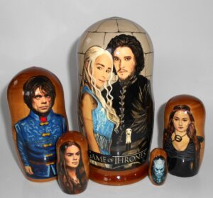 Game of Thrones Babushka  Babushka Matryoshka nesting Doll  Babooshki Babushkas