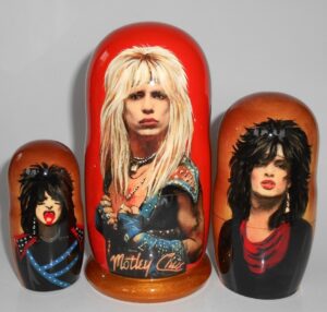 Motley Crew nesting Doll Babooshki s