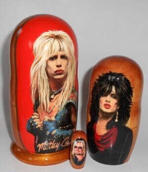 Motley Crew nesting Doll Babooshki s