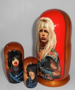 Motley Crew nesting Doll Babooshki s