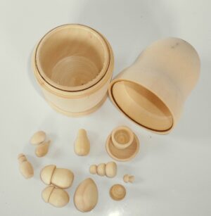 DIY toys décor box 15 cm high raw plain unpainted Unfinished Montessori DIY BLANK