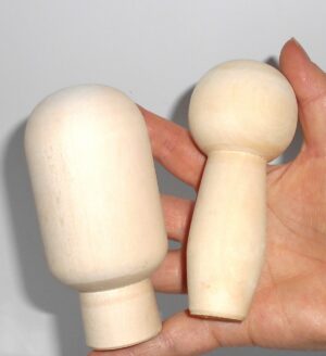 DIY magic forest with mushroom set of 9 raw plain unpainted Unfinished Montessori DIY BLANK - 3