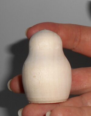 DIY set x 10 solid Peoples 4.5 cm high raw plain unpainted Unfinished Montessori blank - 2