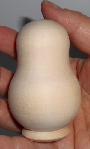 DIY set x 5 solid s Peoples 7 cm high raw plain unpainted Unfinished Montessori blank