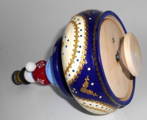 Snowman Music Box with squirrel - 2