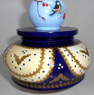 Snowman Music Box with birds - 5