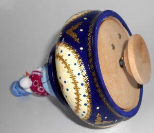 Snowman Music Box with birds - 2