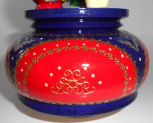 Santa with Xmas tree and snowman Music Box - 5