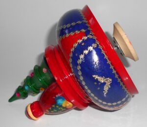 Santa with Xmas tree and snowman Music Box - 2