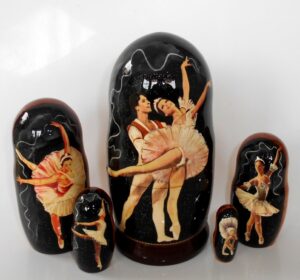 Ballet 'Swan Lake' Babushka  Babushka Matryoshka nesting Doll  Babooshki Babushkas
