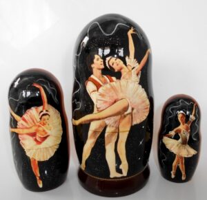 Ballet ‘Swan Lake’ nesting Doll Babooshki s