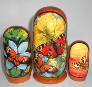 Butterflies nesting Doll Babooshki s