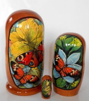 Butterflies nesting Doll Babooshki s