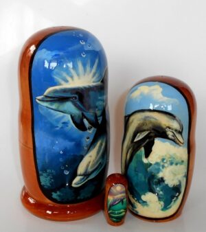 Dolphin nesting Doll Babooshki s