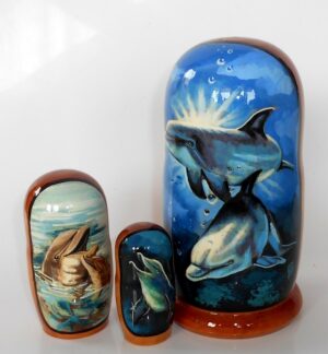 Dolphin nesting Doll Babooshki s