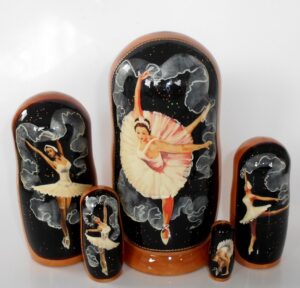 Ballet 'Swan Lake' Babushka II  Babushka Matryoshka nesting Doll  Babooshki Babushkas
