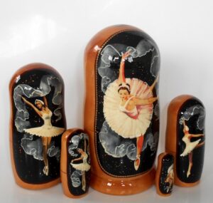 Ballet ‘Swan Lake’ II nesting Doll Babooshki s