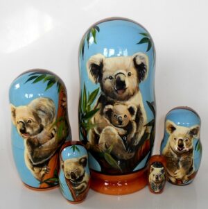 Koala Babushka Matryoshka nesting Doll  Babooshki Babushkas