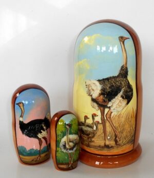 Emu nesting Doll Babooshki s
