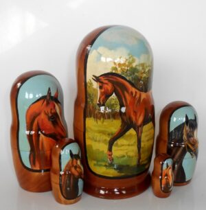 Horsy horse nesting Doll Babooshki s