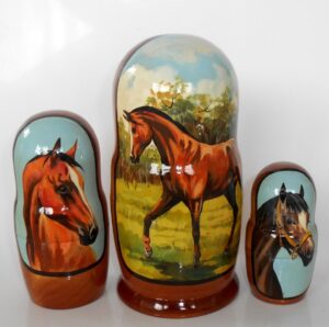 Horsy horse nesting Doll Babooshki s