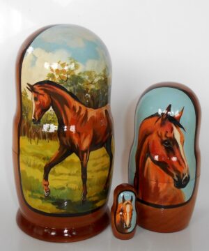 Horsy horse nesting Doll Babooshki s