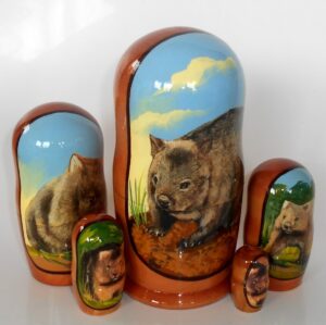 Wombat nesting Doll Babooshki s